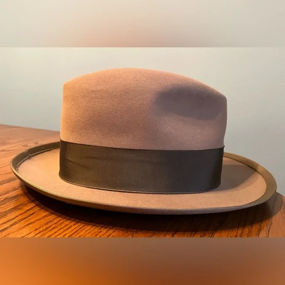 Vintage Mallory Durafelt Premier Fedora Hat